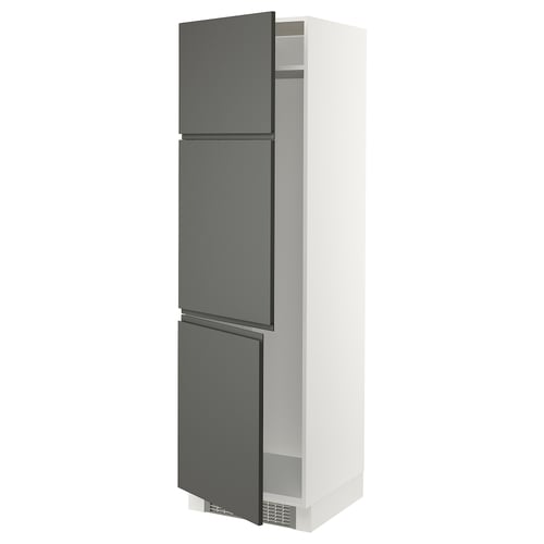 Modern grey SEKTION kitchen cabinet with sleek design.