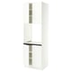 SEKTION High cabinet for oven w 4 doors, white/Aspudden matte white, 30x24x90 "