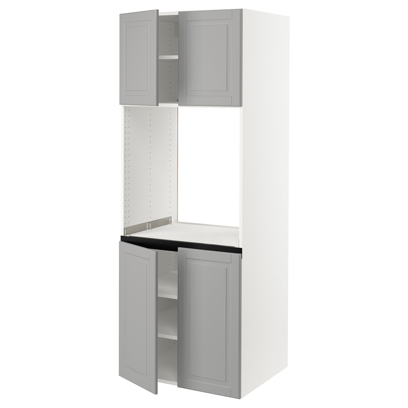 SEKTION High for oven w 4 doors white/Bodbyn gray IKEA