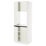 SEKTION High cabinet for oven w 4 doors, white/Veddinge white, 30x24x80 "