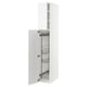 SEKTION High cabinet/pull-out int fittings, white/Axstad matt white, 15x24x90 "