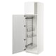 SEKTION High cabinet/pull-out int fittings, white/Axstad matte white, 24x24x80 "