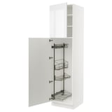 SEKTION High cabinet/pull-out int fittings, white/Ringhult white, 24x24x90 "