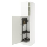 SEKTION High cabinet/pull-out int fittings, white/Ringhult white, 24x24x90 "