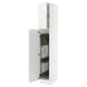 SEKTION High cabinet/pull-out int fittings, white/Voxtorp matt white, 15x24x90 "