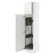 SEKTION High cabinet/pull-out int fittings, white/Voxtorp matte white, 18x24x80 "