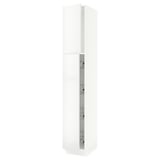 SEKTION High cabinet w door/wire baskets, white/Ringhult white, 15x24x90 "