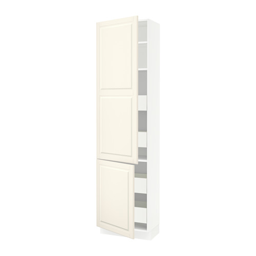 SEKTION High w/2 doors & 4 drawers Ma, Bodbyn offwhite