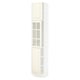 SEKTION High cabinet w glass door/2 doors, white/Bodbyn off-white, 15x15x80 "