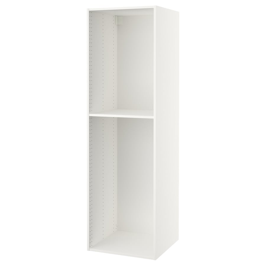 Drawer Railing Normal SEKTION High cabinet frame, white, 24x24x80