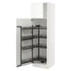 SEKTION High cabinet with pull-out pantry, white Enköping/white wood effect, 24x24x80 "