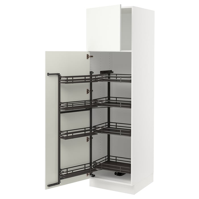 SEKTION high with pullout pantry, white/Vallstena white, 24x24x80" IKEA