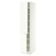 SEKTION High cabinet with shelves/2 doors, white/Aspudden matte white, 18x24x80 "