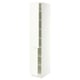 SEKTION High cabinet with shelves/2 doors, white/Aspudden matte white, 15x24x80 "