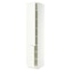 SEKTION High cabinet with shelves/2 doors, white/Aspudden matte white, 18x24x90 "