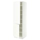SEKTION High cabinet with shelves/2 doors, white/Aspudden matte white, 24x24x80 "