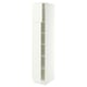 SEKTION High cabinet with shelves/2 doors, white/Aspudden matte white, 15x24x80 "