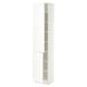 SEKTION High cabinet with shelves/2 doors, white/Aspudden matte white, 18x15x80 "