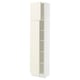 SEKTION High cabinet with shelves/2 doors, white/Bodbyn off-white, 18x15x80 "