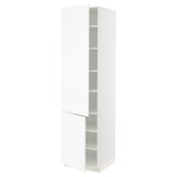SEKTION High cabinet with shelves/2 doors, white Enköping/white wood effect, 24x24x90 "