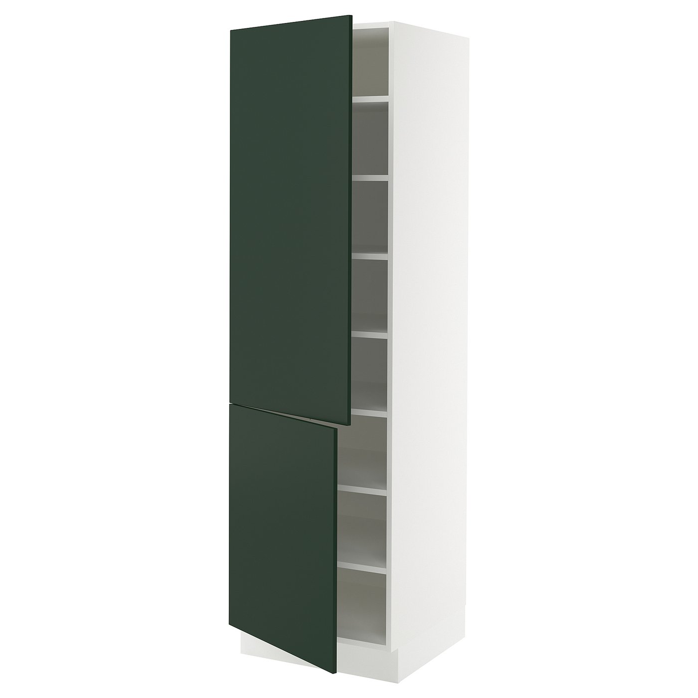SEKTION high cabinet with shelves/2 doors, white/Havstorp deep