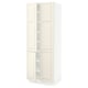 SEKTION High cabinet with shelves/4 doors, white/Bodbyn off-white, 30x24x80 "
