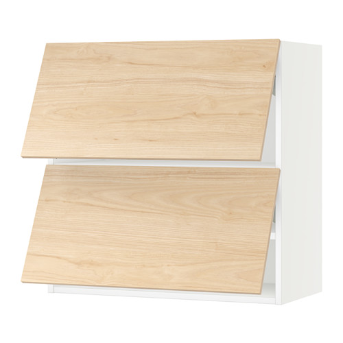 SEKTION Horizontal wall w/2 doors Askersund light ash effect