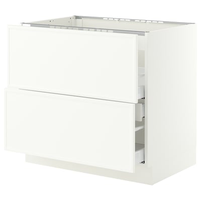 SEKTION / MAXIMERA Base cab f cktp/int extractor w drw, white/Aspudden matte white, 36x24x30 "