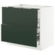 SEKTION / MAXIMERA Base cab f cktp/int extractor w drw, white/Havstorp deep green, 36x24x30 "