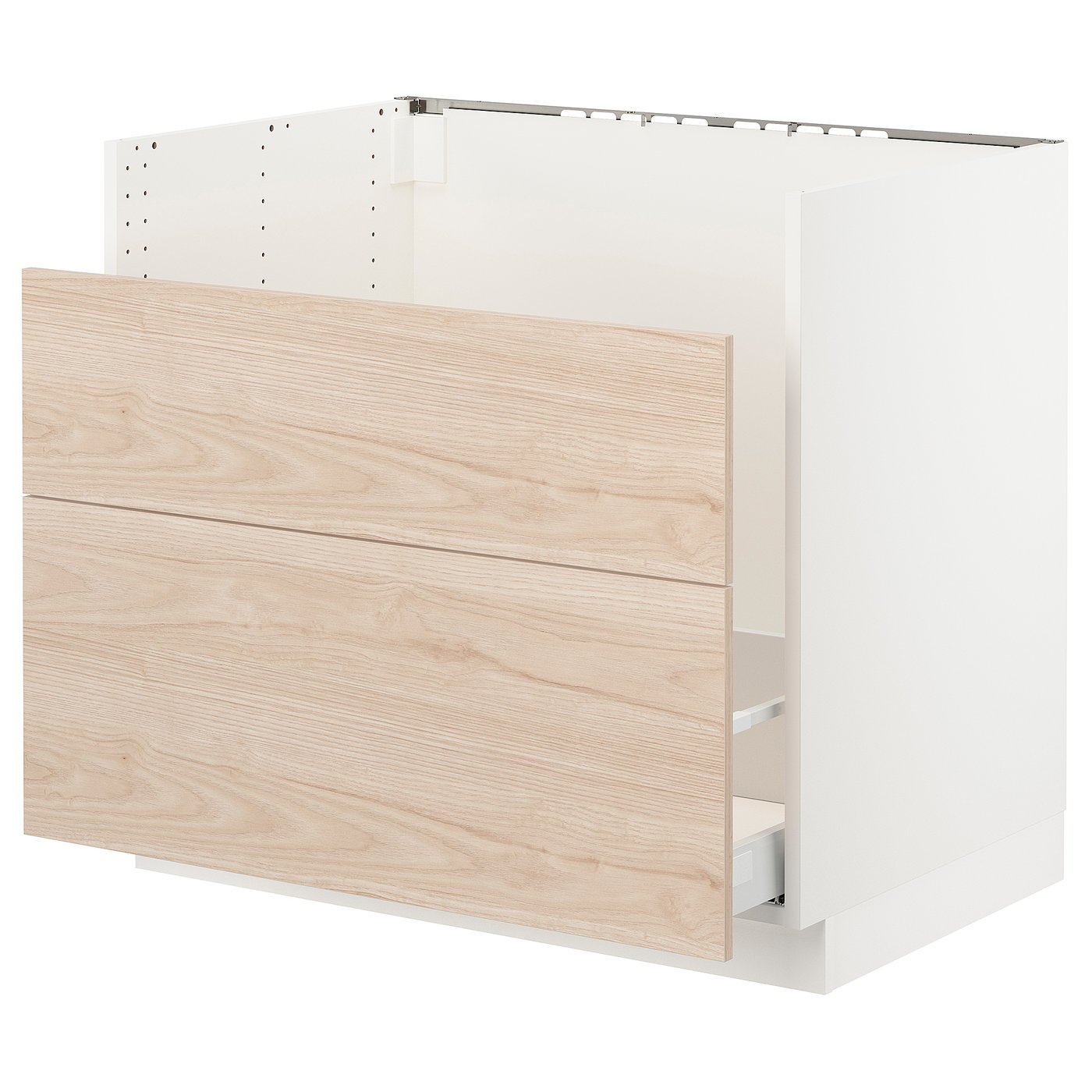 SEKTION / MAXIMERA base cab f/HAVSEN sink+recycling, white