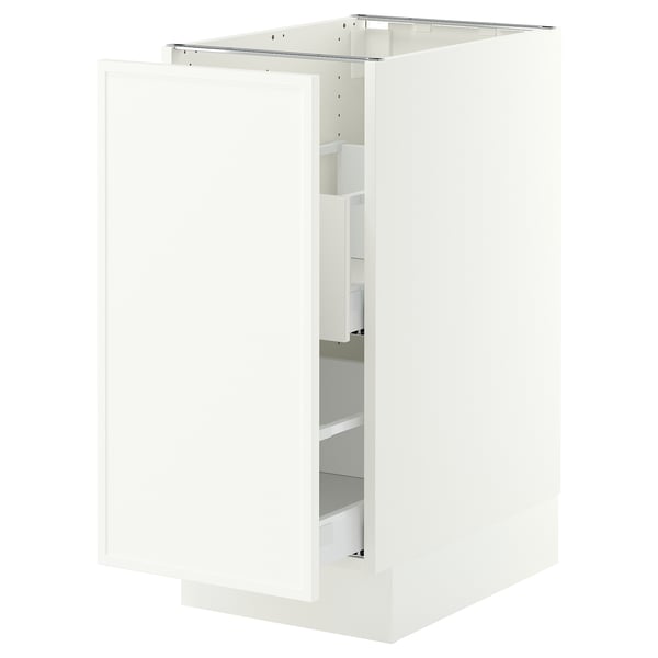 SEKTION / MAXIMERA Base cab f recycling/1 door, white/Aspudden matte white, 15x24x30 "