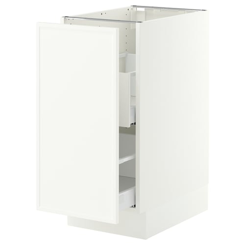 SEKTION / MAXIMERA Base cab f recycling/1 door, white/Aspudden matte white, 15x24x30 "