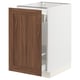 SEKTION / MAXIMERA Base cab f recycling/1 door, white Enköping/brown walnut effect, 18x24x30 "