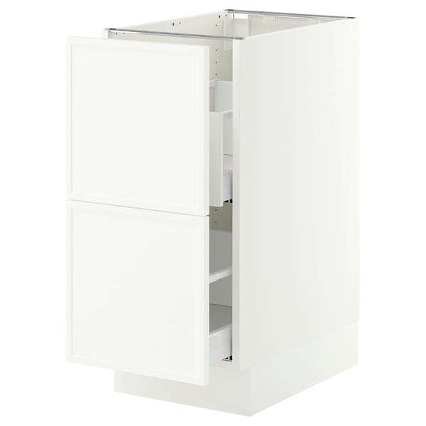 SEKTION / MAXIMERA Base cab f recycling/2 fronts, white/Aspudden matte white, 15x24x30 "