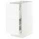 SEKTION / MAXIMERA Base cab f recycling/2 fronts, white/Aspudden matte white, 15x24x30 "