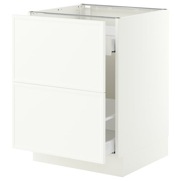 SEKTION / MAXIMERA Base cab f recycling/2 fronts, white/Aspudden matte white, 24x24x30 "