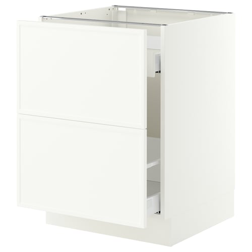 SEKTION / MAXIMERA Base cab f recycling/2 fronts, white/Aspudden matte white, 24x24x30 "