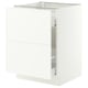 SEKTION / MAXIMERA Base cab f recycling/2 fronts, white/Aspudden matte white, 24x24x30 "