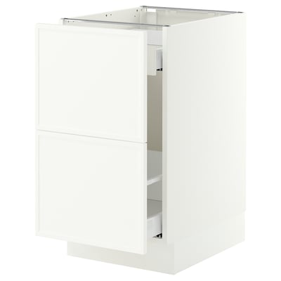 SEKTION / MAXIMERA Base cab f recycling/2 fronts, white/Aspudden matte white, 18x24x30 "