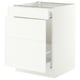 SEKTION / MAXIMERA Base cab f recycling/3 fronts, white/Aspudden matte white, 24x24x30 "