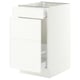 SEKTION / MAXIMERA Base cab f recycling/3 fronts, white/Aspudden matte white, 18x24x30 "