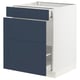 SEKTION / MAXIMERA Base cab f recycling/3 fronts, white Axstad/matte blue, 24x24x30 "