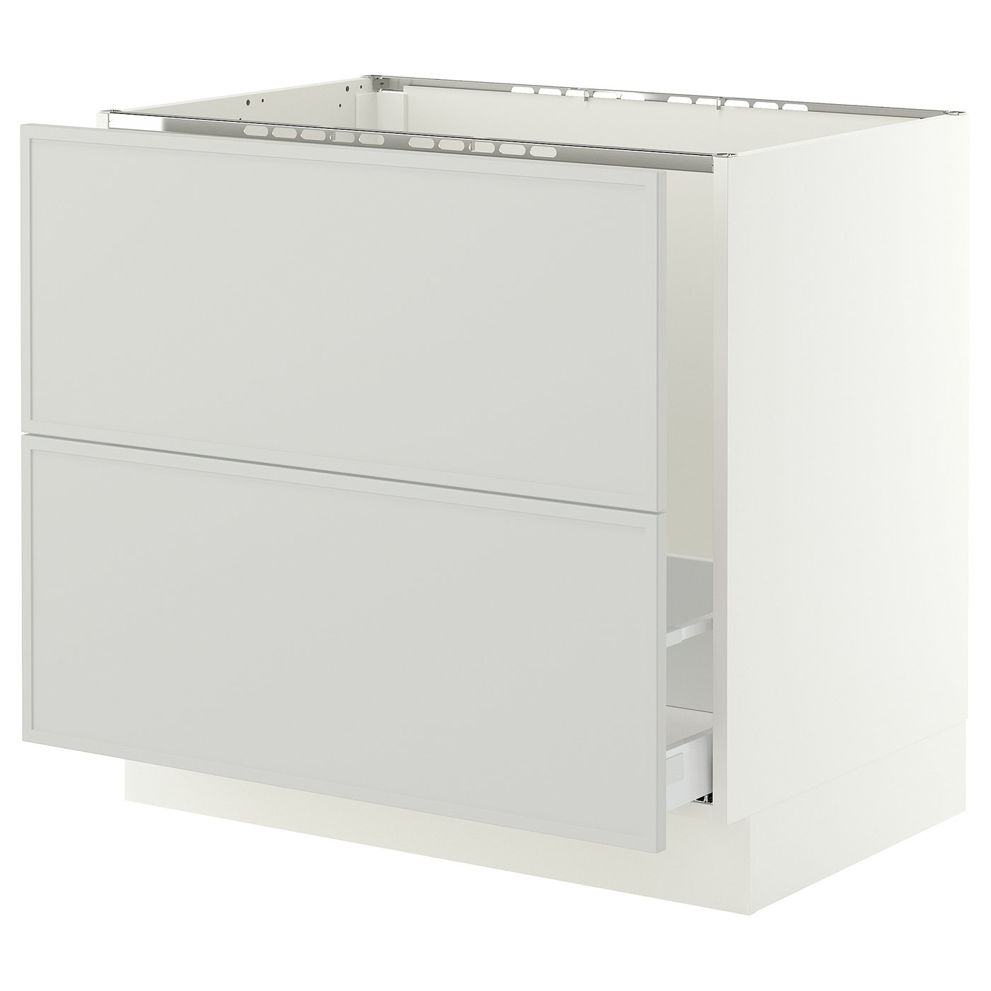 SEKTION / MAXIMERA base cab f sink/recycling/2 fronts, white