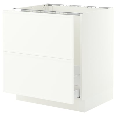 SEKTION / MAXIMERA Base cab f sink/recycling/2 fronts, white/Aspudden matte white, 30x24x30 "