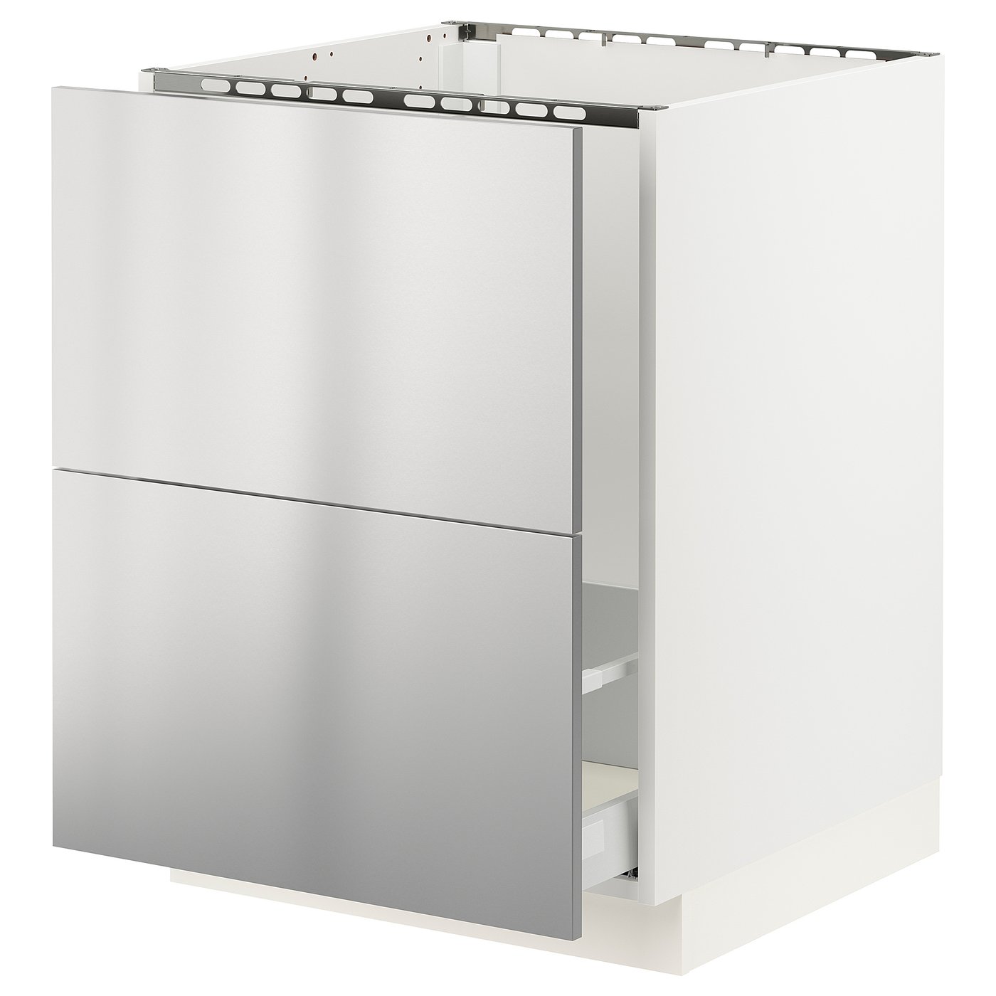 SEKTION / MAXIMERA base cab f sink/recycling/2 fronts, white