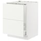 SEKTION / MAXIMERA Base cab f sink/recycling/2 fronts, white/Vallstena white, 24x24x30 "