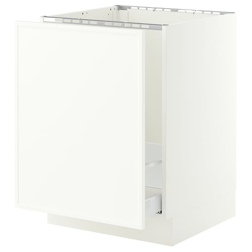 SEKTION / MAXIMERA Base cab f sink/recycling, white/Aspudden matte white, 24x24x30 "