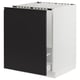 SEKTION / MAXIMERA Base cab f sink/recycling, white/Upplöv matte anthracite, 24x24x30 "