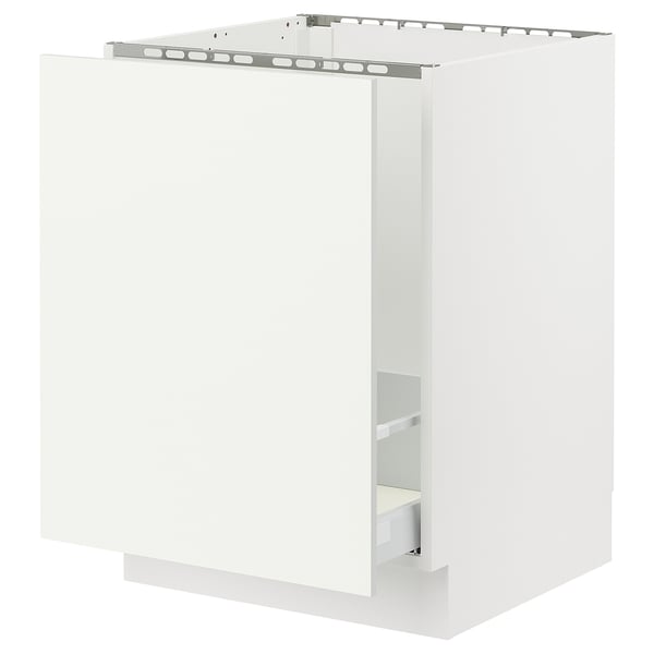 SEKTION / MAXIMERA Base cab f sink/recycling, white/Vallstena white, 24x24x30 "