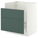 SEKTION / MAXIMERA Base cab f TALLSJÖN sink, white/Aspudden dark gray-green, 30x24x30 "